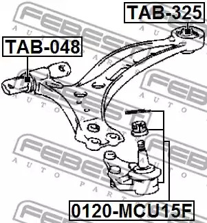 Подвеска FEBEST TAB-048