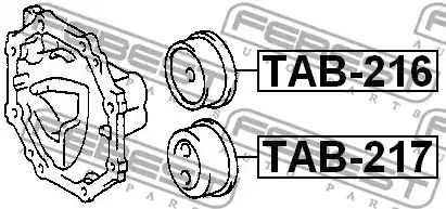 Подвеска FEBEST TAB-217