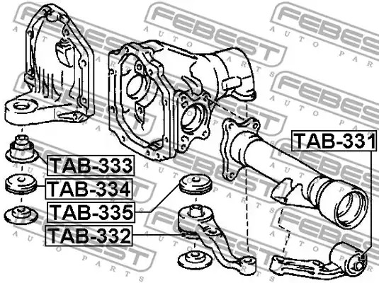 Подвеска FEBEST TAB-331