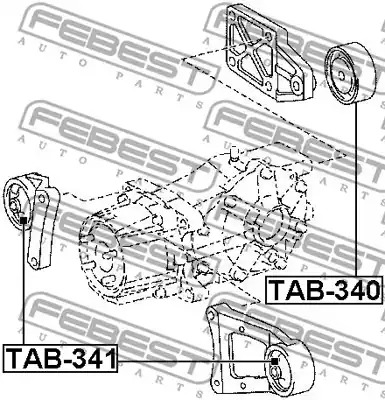 Подвеска FEBEST TAB-340