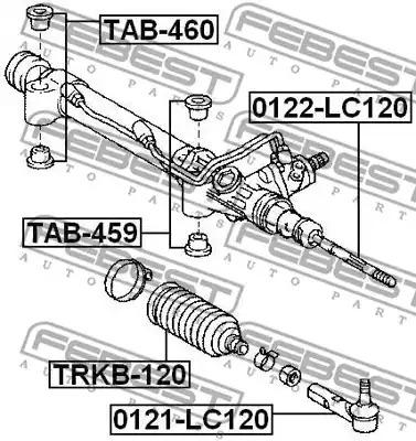 Подвеска FEBEST TAB-459