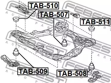 Подвеска FEBEST TAB-507