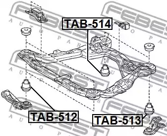 Подвеска FEBEST TAB-512