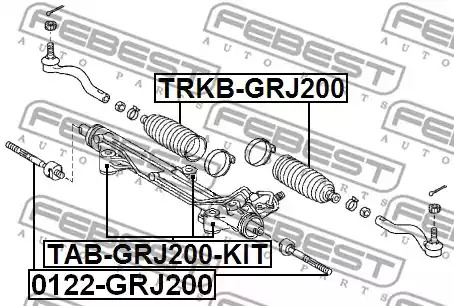 Подвеска FEBEST TAB-GRJ200-KIT