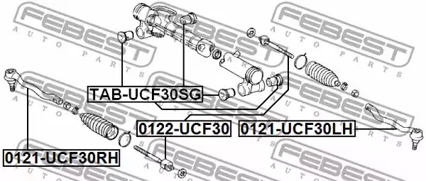 Подвеска FEBEST TAB-UCF30SG