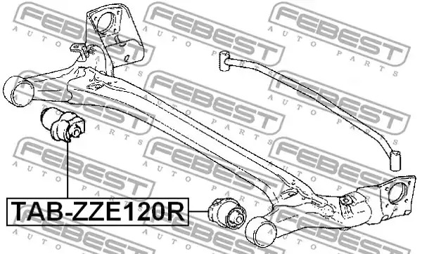 Подвеска FEBEST TAB-ZZE120R