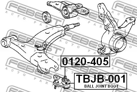 Ремкомплект FEBEST TBJB-001