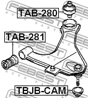 Ремкомплект FEBEST TBJB-CAM