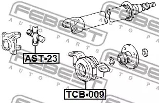 Подшипник FEBEST TCB-009