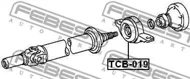 Подшипник FEBEST TCB-019