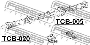 Подшипник FEBEST TCB-020