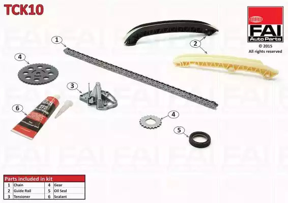 Комплект цепи привода распредвала FAI AutoParts TCK10