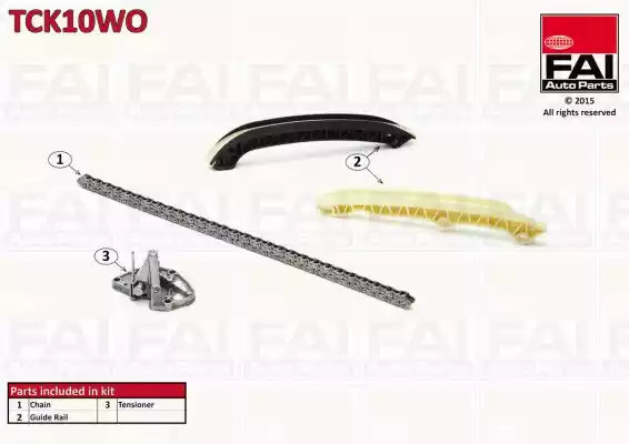 Комплект цепи привода распредвала FAI AutoParts TCK10WO