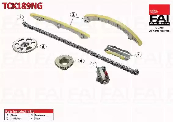 Комплект цепи привода распредвала FAI AutoParts TCK189NG