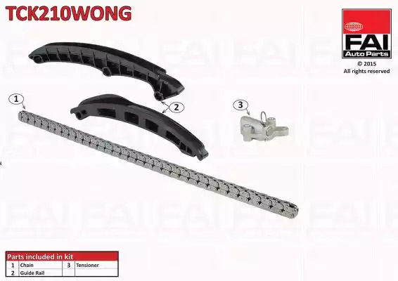 Комплект цепи привода распредвала FAI AutoParts TCK210WONG