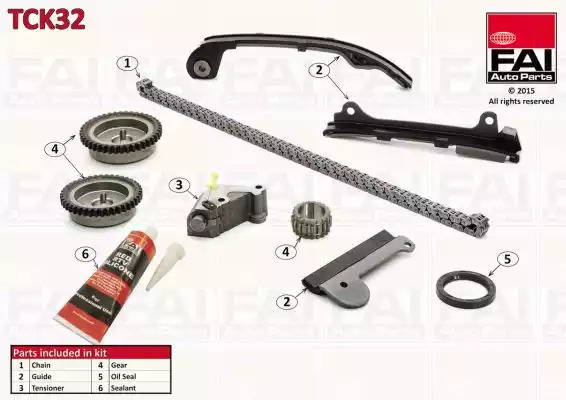 Комплект цепи привода распредвала FAI AutoParts TCK32