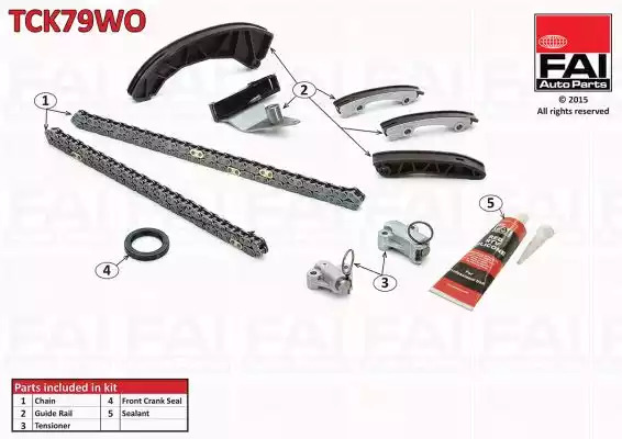 Комплект цепи привода распредвала FAI AutoParts TCK79WO