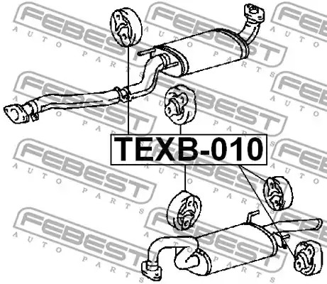 Монтажный комплект FEBEST TEXB-010