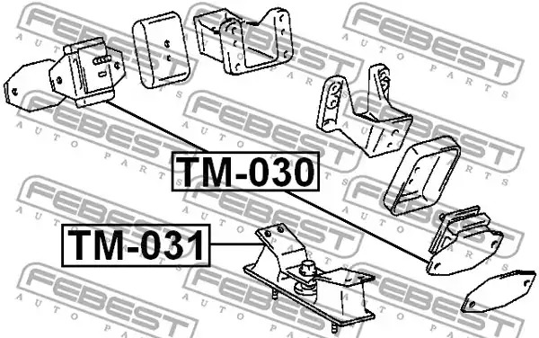 Подвеска FEBEST TM-030