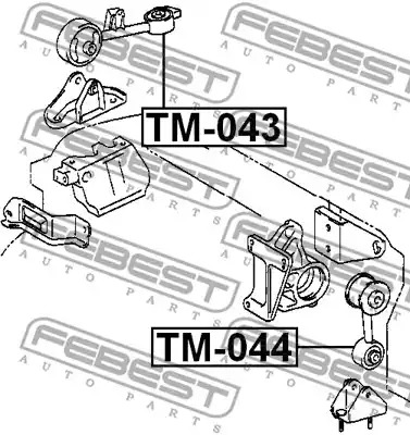 Подвеска FEBEST TM-043