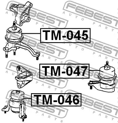 Подвеска FEBEST TM-045