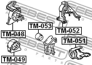 Подвеска FEBEST TM-049