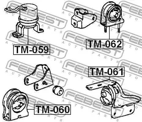 Подвеска FEBEST TM-062