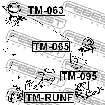 Подвеска FEBEST TM-065