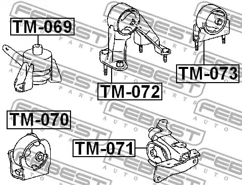 Подвеска FEBEST TM-069