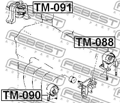 Подвеска FEBEST TM-090