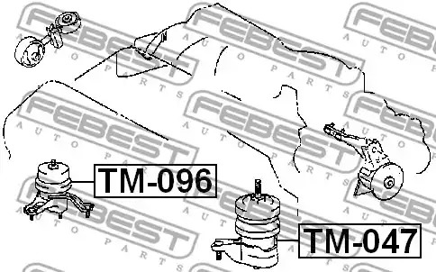 Подвеска FEBEST TM-096