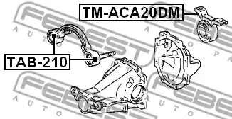 Подвеска FEBEST TM-ACA20DM