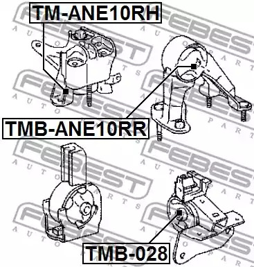 Подвеска FEBEST TM-ANE10RH