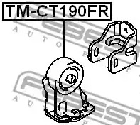 Подвеска FEBEST TM-CT190FR