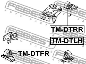 Подвеска FEBEST TM-DTFR