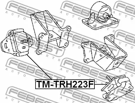 Подвеска FEBEST TM-TRH223F
