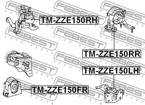 Подвеска FEBEST TM-ZZE150RR