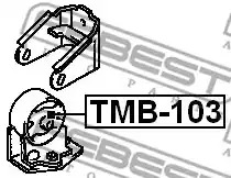 Подвеска FEBEST TMB-103