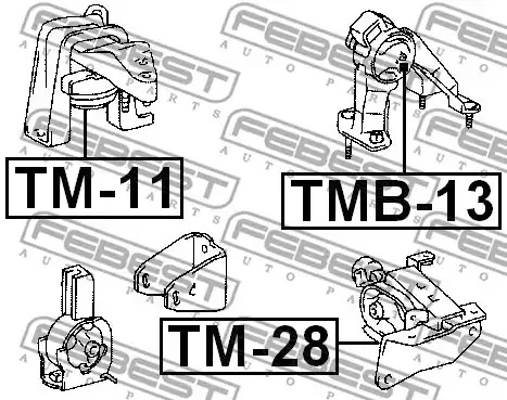 Подвеска FEBEST TMB-13