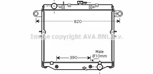 Теплообменник AVA QUALITY COOLING TO2329