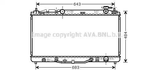 Теплообменник AVA QUALITY COOLING TO2464