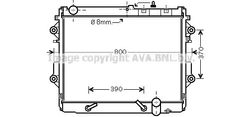 Теплообменник AVA QUALITY COOLING TO2490