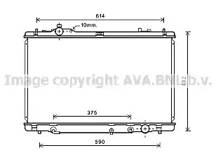 Теплообменник AVA QUALITY COOLING TO2615