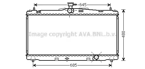 Теплообменник AVA QUALITY COOLING TO2650