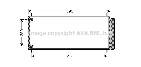 Конденсатор AVA QUALITY COOLING TO5406D