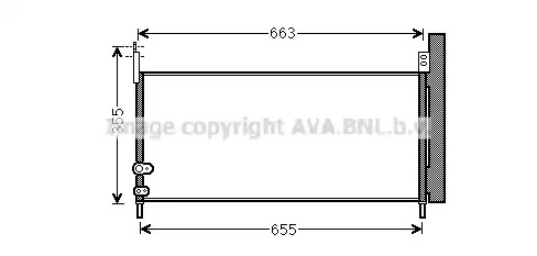 Конденсатор AVA QUALITY COOLING TO5576D