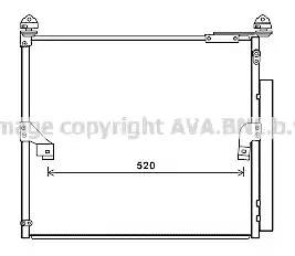 Конденсатор AVA QUALITY COOLING TO5657D