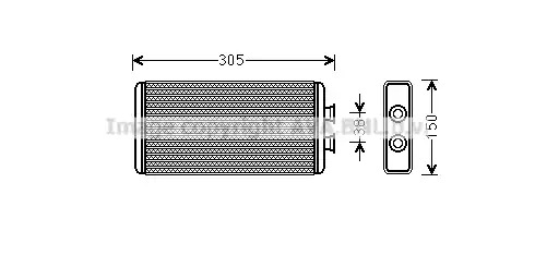 Теплообменник AVA QUALITY COOLING TO6693