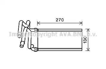 Теплообменник AVA QUALITY COOLING TO6705