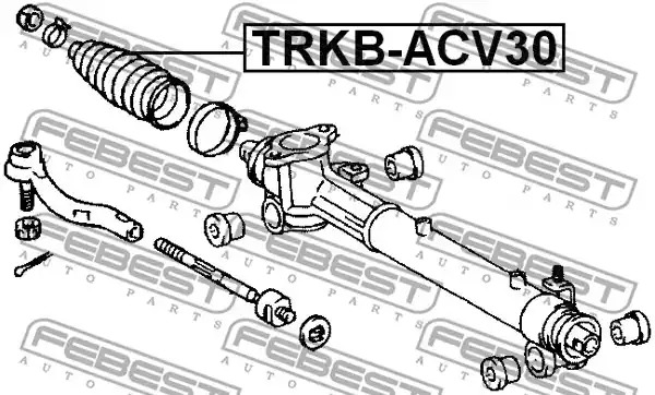 Пыльник FEBEST TRKB-ACV30